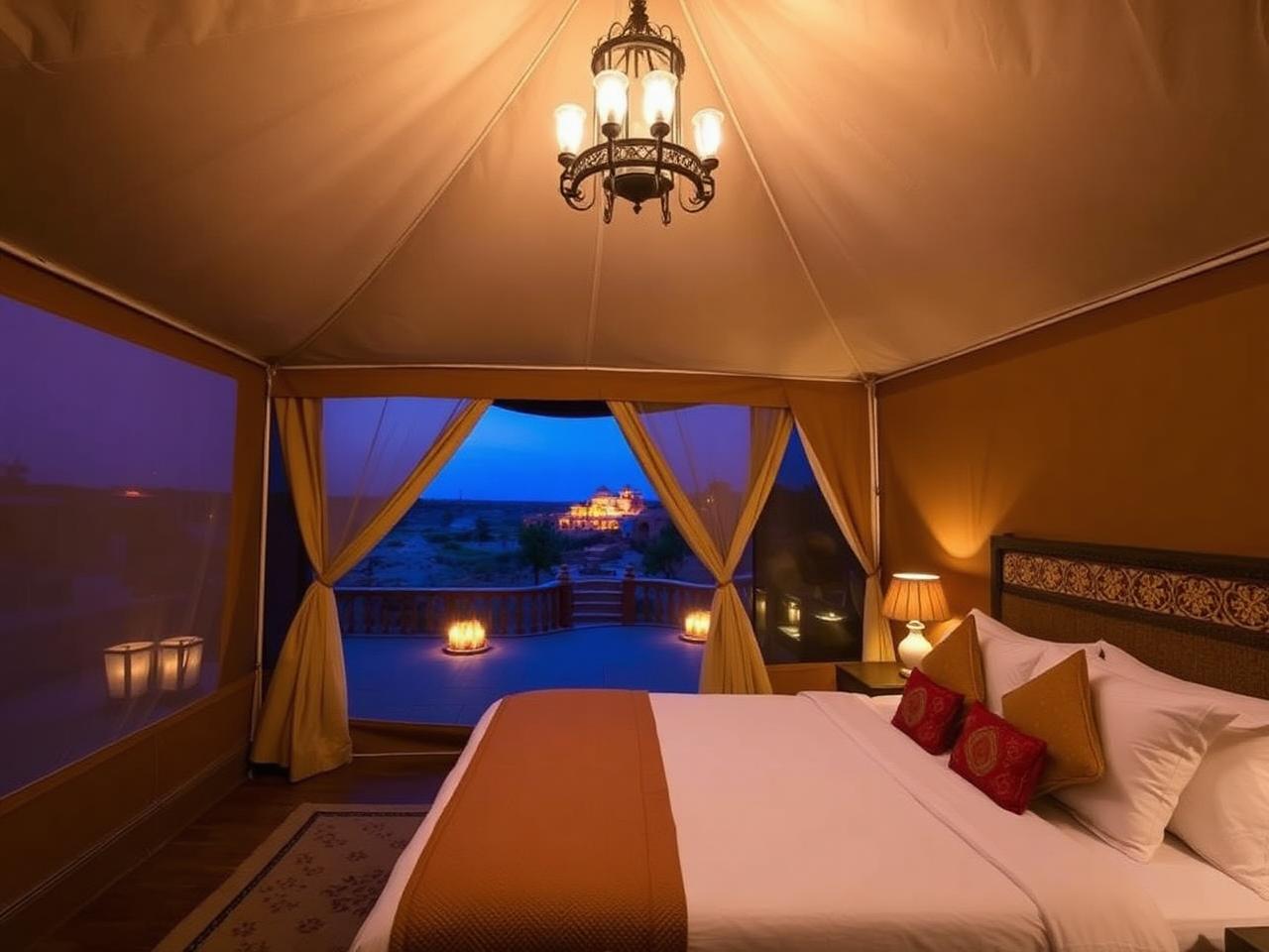 Luxury desert camp in Jaisalmer