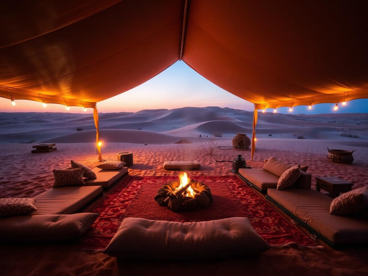 Open-Air Camp Under the Stars